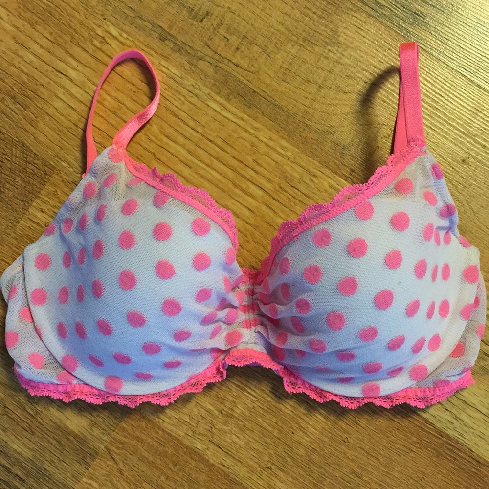 Victoria's Secret polkadot demi bra